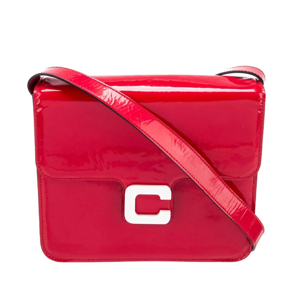 Carel Paris Sorbonne Patent Crossbody Bag in Red